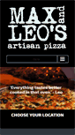 Mobile Screenshot of maxandleospizza.com